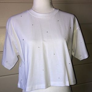 Custom Bedazzled Crop Top Size 6